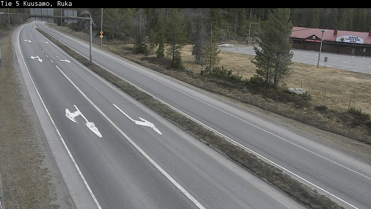 Weather Camera Image Road 5 Kuusamo, Ruka, Kuusamo, Pohjois-Pohjanmaa