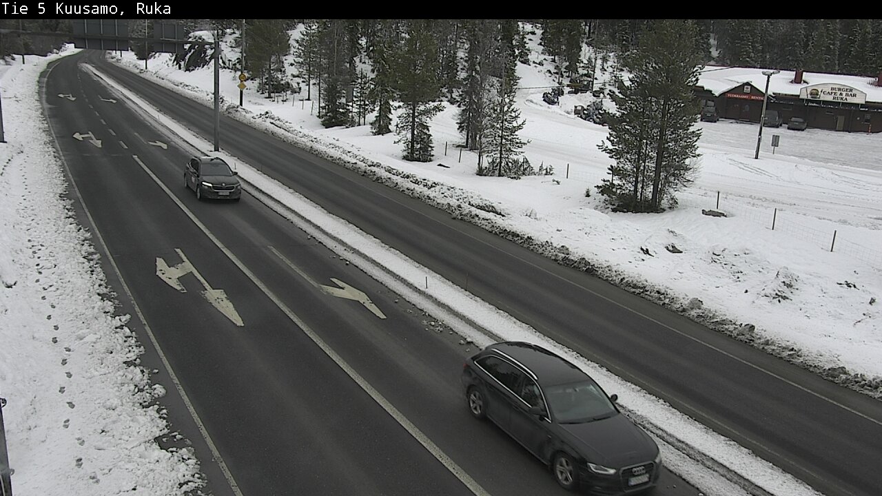 Weather Camera Image Road 5 Kuusamo, Ruka, Kuusamo, Pohjois-Pohjanmaa