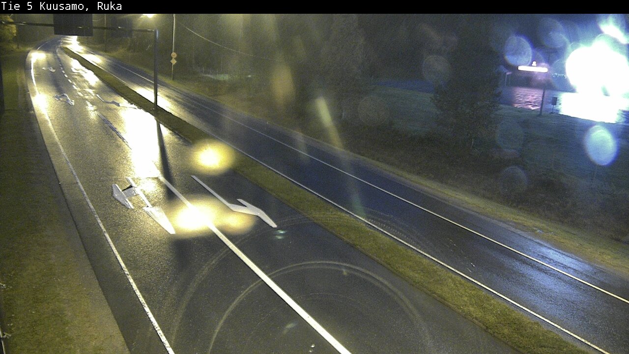 Weather Camera Image Väg 5 Kuusamo, Ruka, Kuusamo, Pohjois-Pohjanmaa