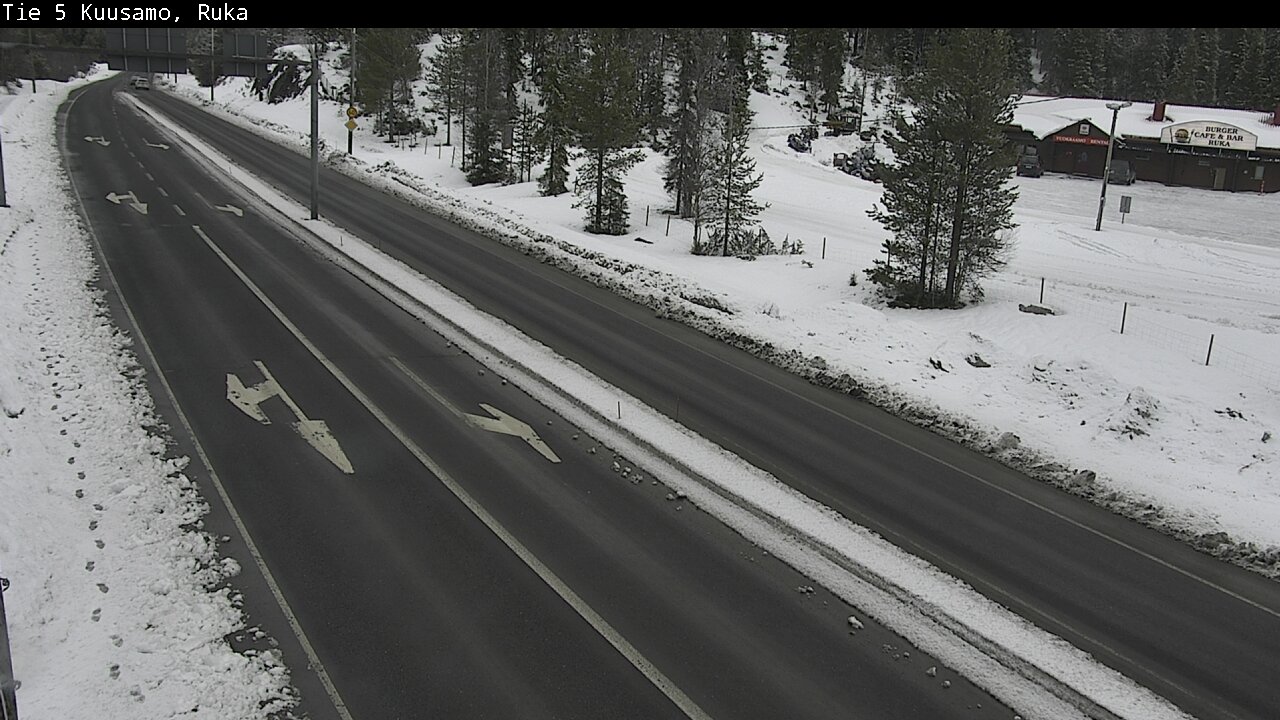 Weather Camera Image Road 5 Kuusamo, Ruka, Kuusamo, Pohjois-Pohjanmaa