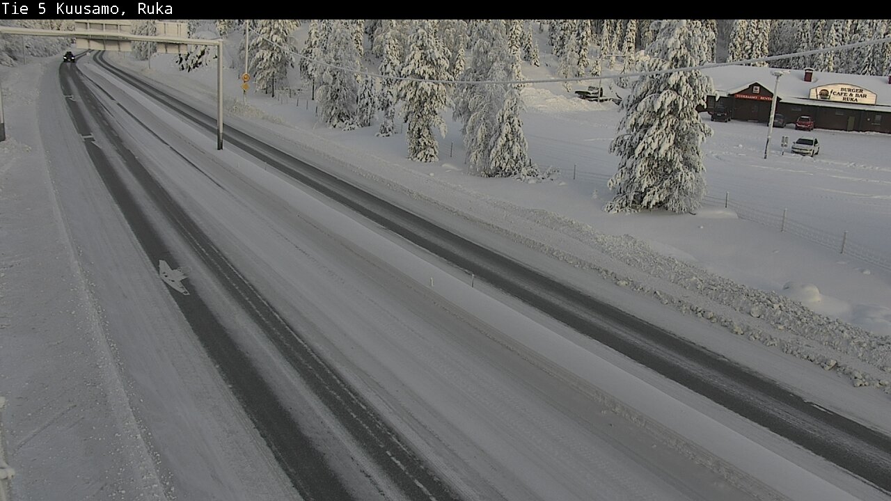 Weather Camera Image Road 5 Kuusamo, Ruka, Kuusamo, Pohjois-Pohjanmaa