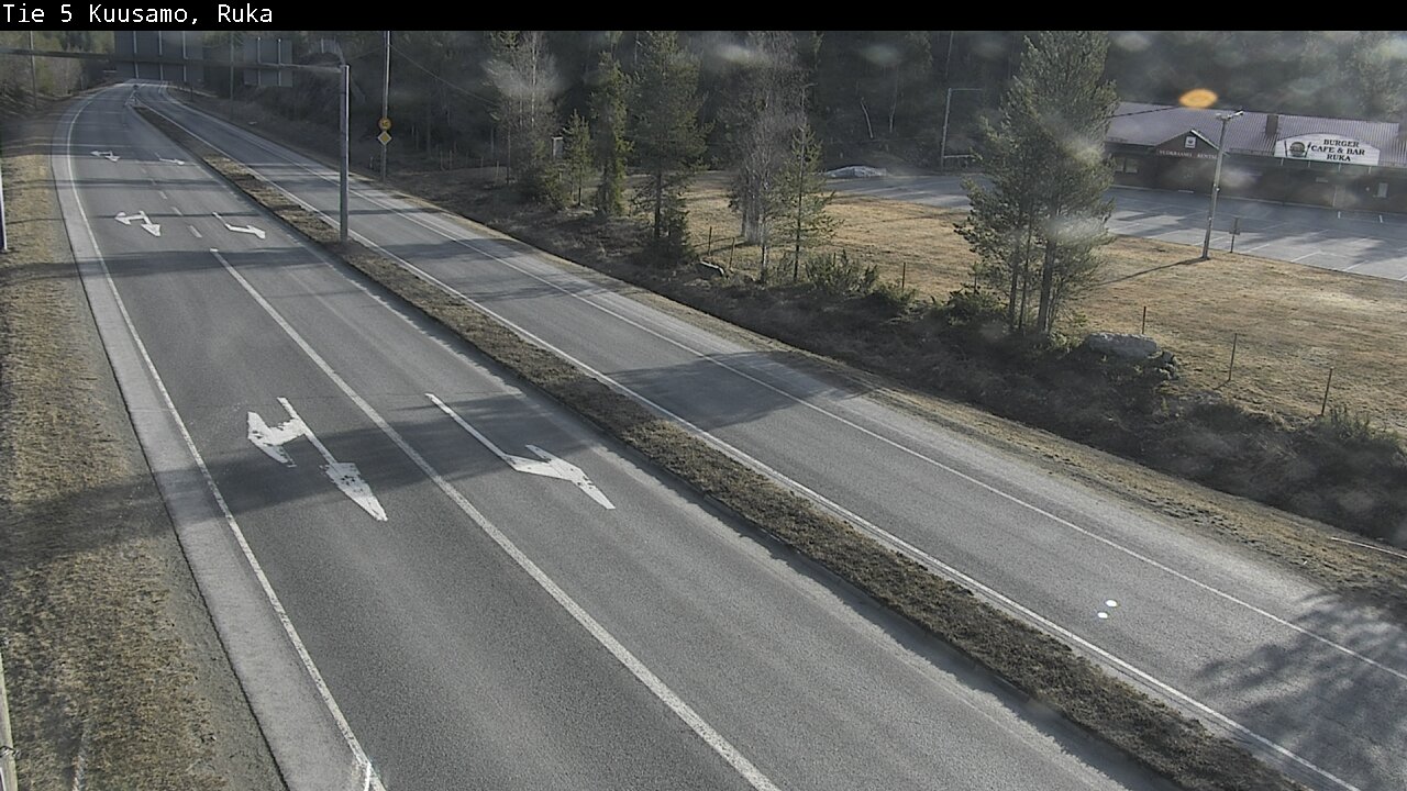 Weather Camera Image Road 5 Kuusamo, Ruka, Kuusamo, Pohjois-Pohjanmaa
