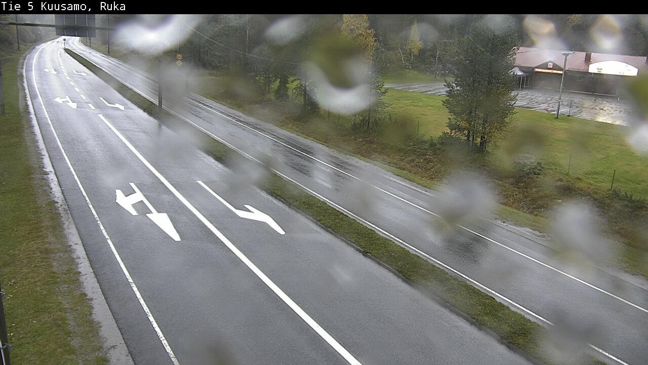 Weather Camera Image Väg 5 Kuusamo, Ruka, Kuusamo, Pohjois-Pohjanmaa