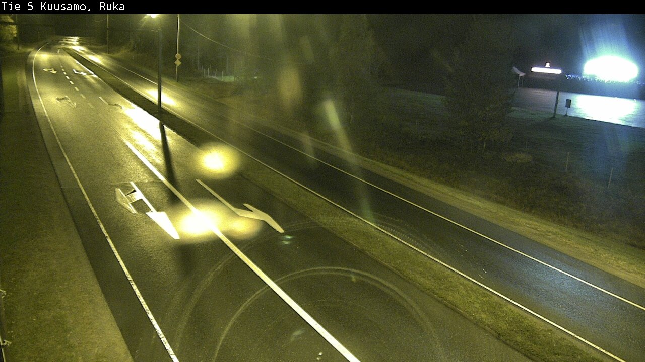Weather Camera Image Väg 5 Kuusamo, Ruka, Kuusamo, Pohjois-Pohjanmaa