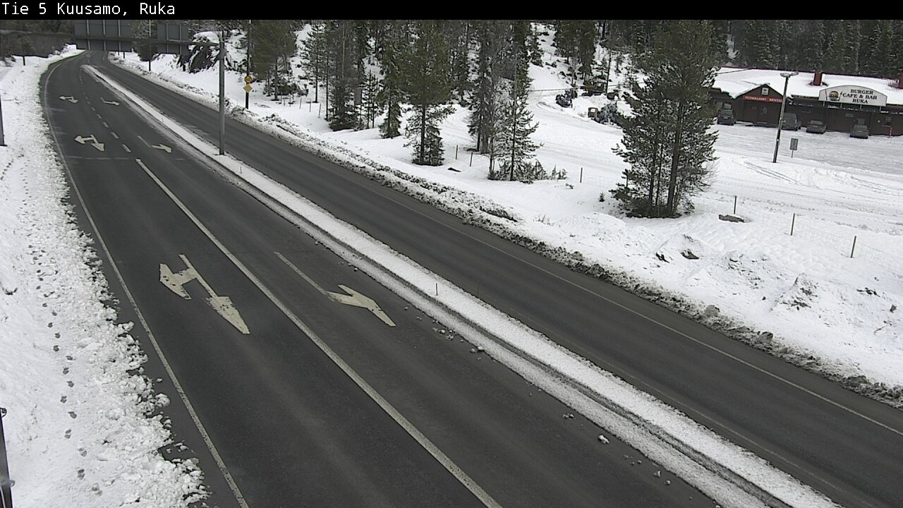 Weather Camera Image Road 5 Kuusamo, Ruka, Kuusamo, Pohjois-Pohjanmaa