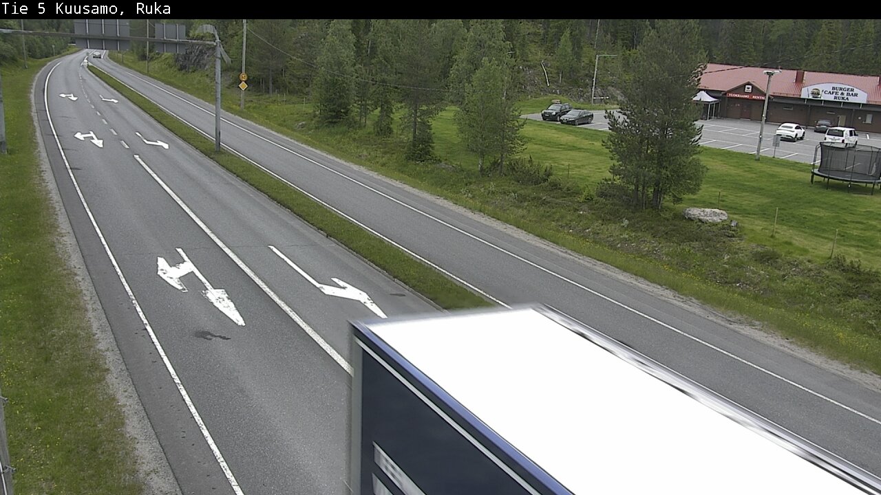 Weather Camera Image Väg 5 Kuusamo, Ruka, Kuusamo, Pohjois-Pohjanmaa