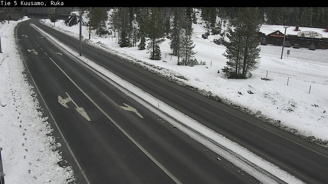 Weather Camera Image Road 5 Kuusamo, Ruka, Kuusamo, Pohjois-Pohjanmaa