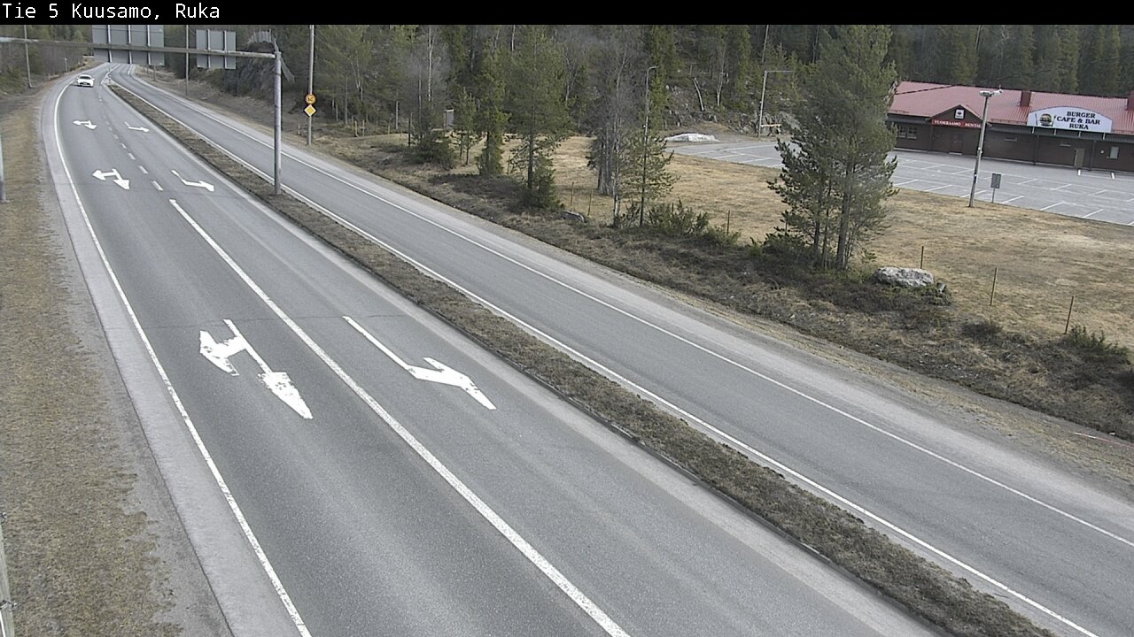 Weather Camera Image Road 5 Kuusamo, Ruka, Kuusamo, Pohjois-Pohjanmaa