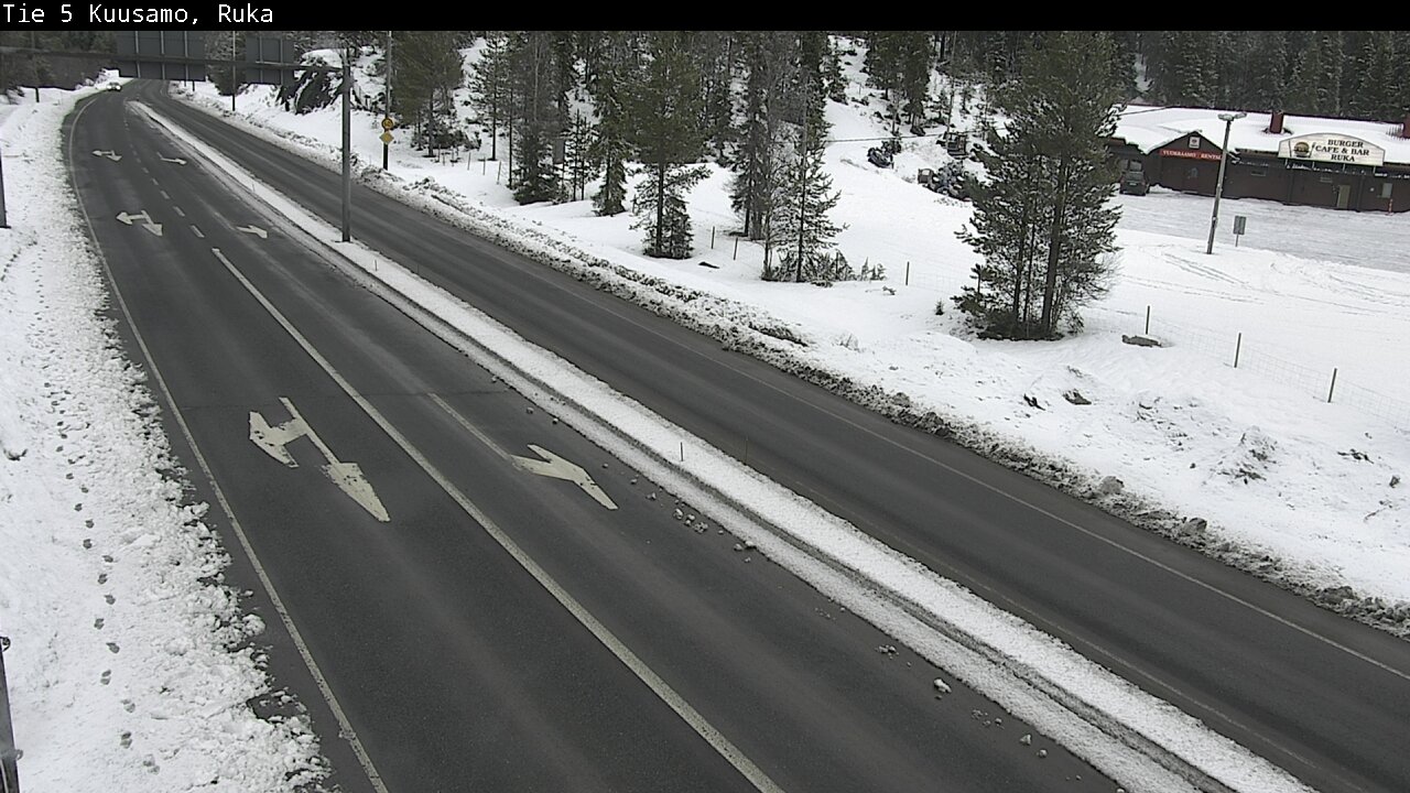 Weather Camera Image Road 5 Kuusamo, Ruka, Kuusamo, Pohjois-Pohjanmaa