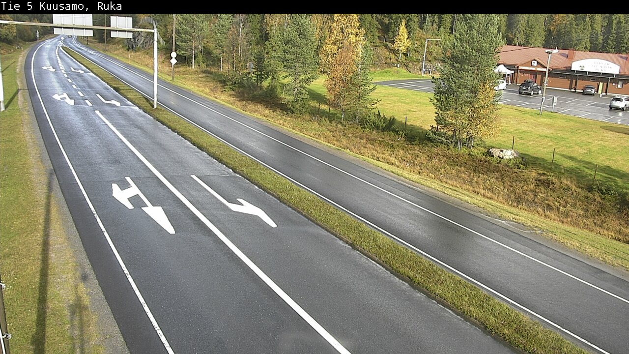 Weather Camera Image Väg 5 Kuusamo, Ruka, Kuusamo, Pohjois-Pohjanmaa