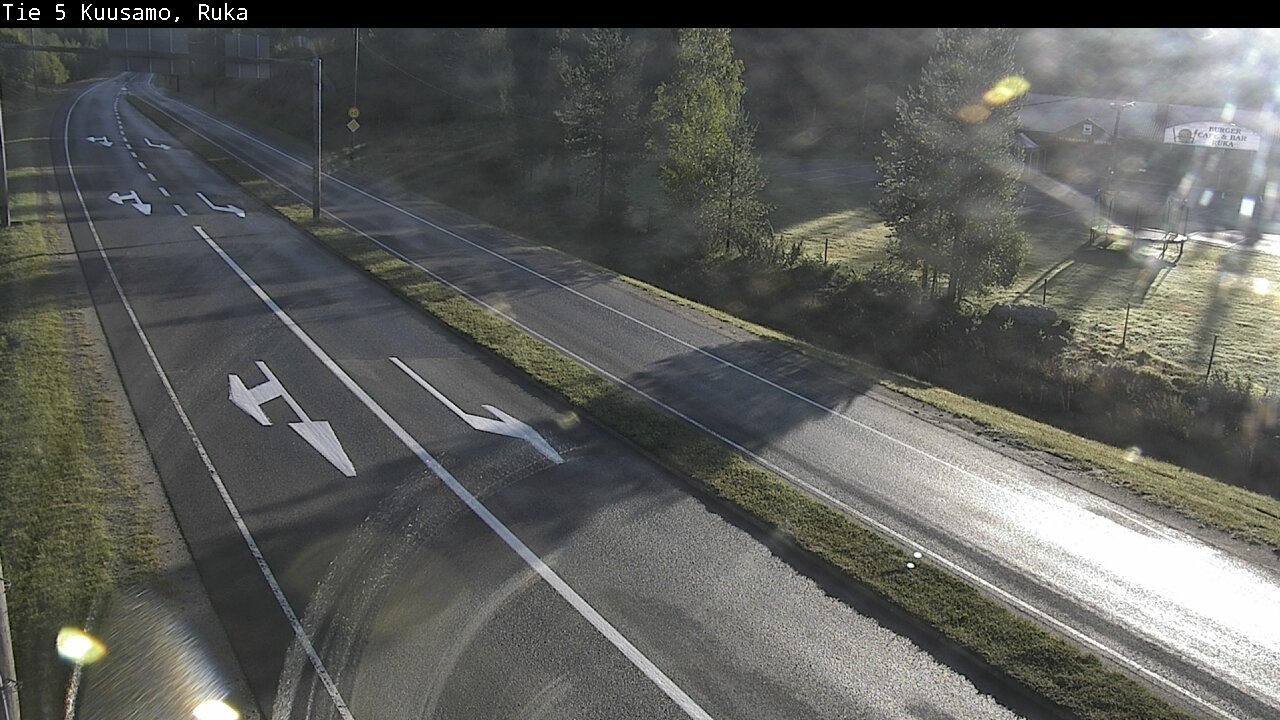 Weather Camera Image Road 5 Kuusamo, Ruka, Kuusamo, Pohjois-Pohjanmaa