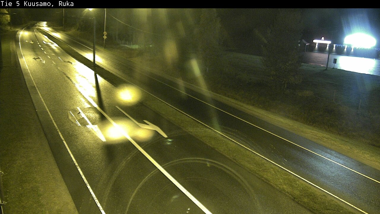 Weather Camera Image Väg 5 Kuusamo, Ruka, Kuusamo, Pohjois-Pohjanmaa