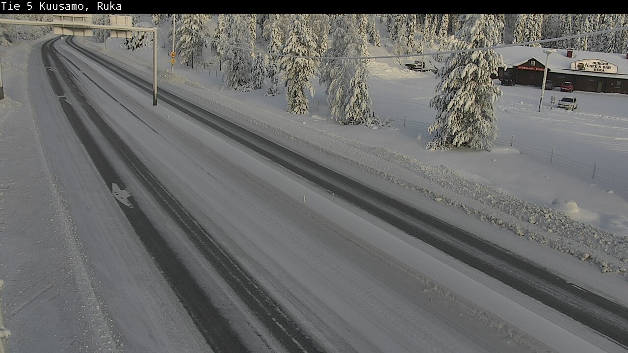 Weather Camera Image Road 5 Kuusamo, Ruka, Kuusamo, Pohjois-Pohjanmaa