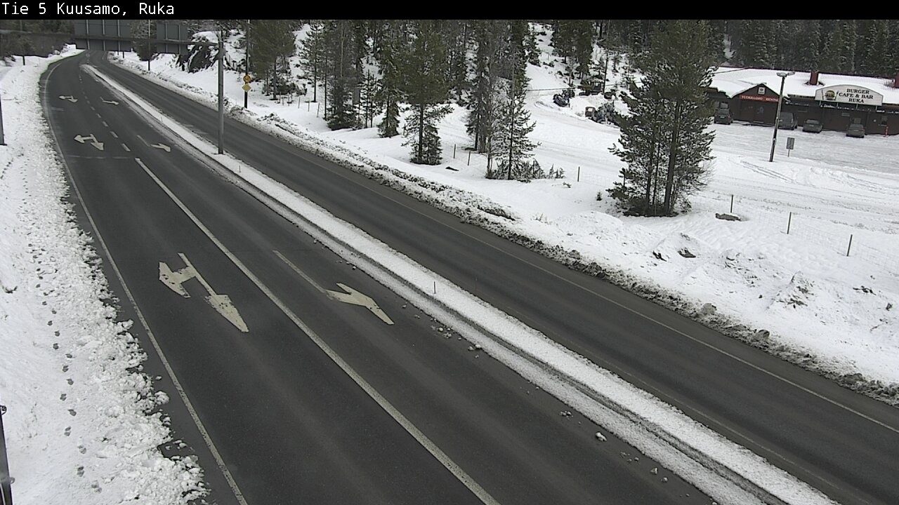 Weather Camera Image Road 5 Kuusamo, Ruka, Kuusamo, Pohjois-Pohjanmaa