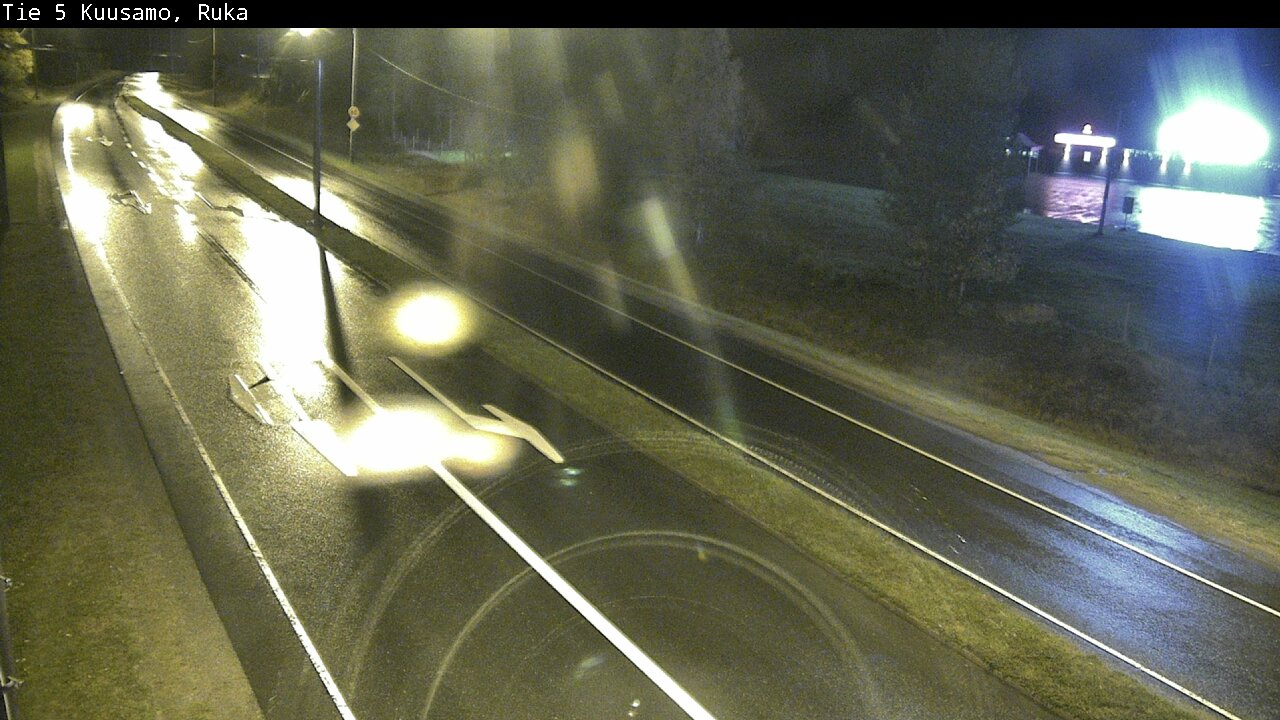 Weather Camera Image Väg 5 Kuusamo, Ruka, Kuusamo, Pohjois-Pohjanmaa