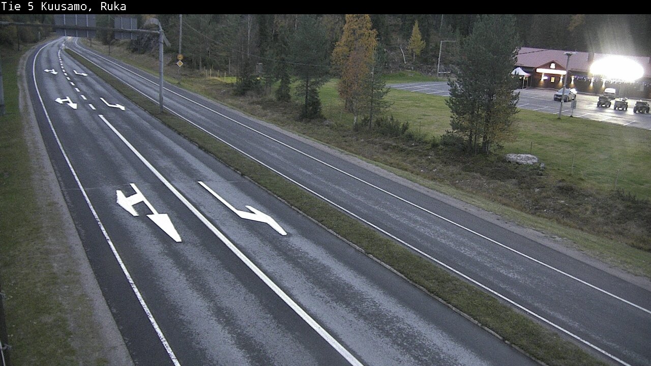 Weather Camera Image Väg 5 Kuusamo, Ruka, Kuusamo, Pohjois-Pohjanmaa