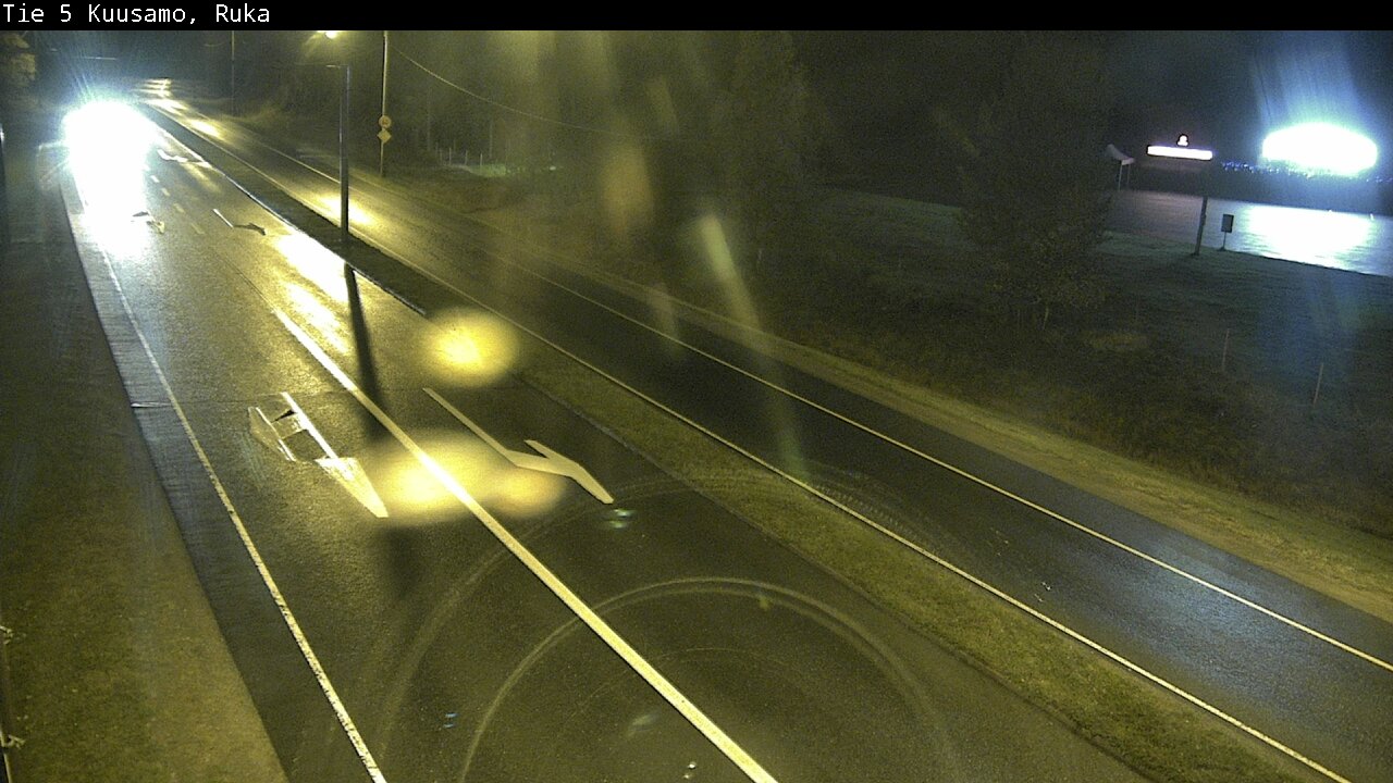 Weather Camera Image Väg 5 Kuusamo, Ruka, Kuusamo, Pohjois-Pohjanmaa