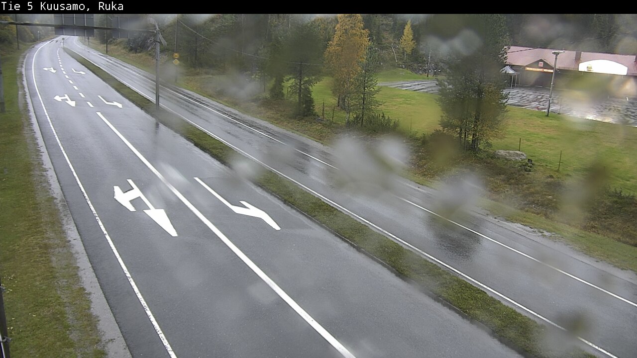 Weather Camera Image Väg 5 Kuusamo, Ruka, Kuusamo, Pohjois-Pohjanmaa