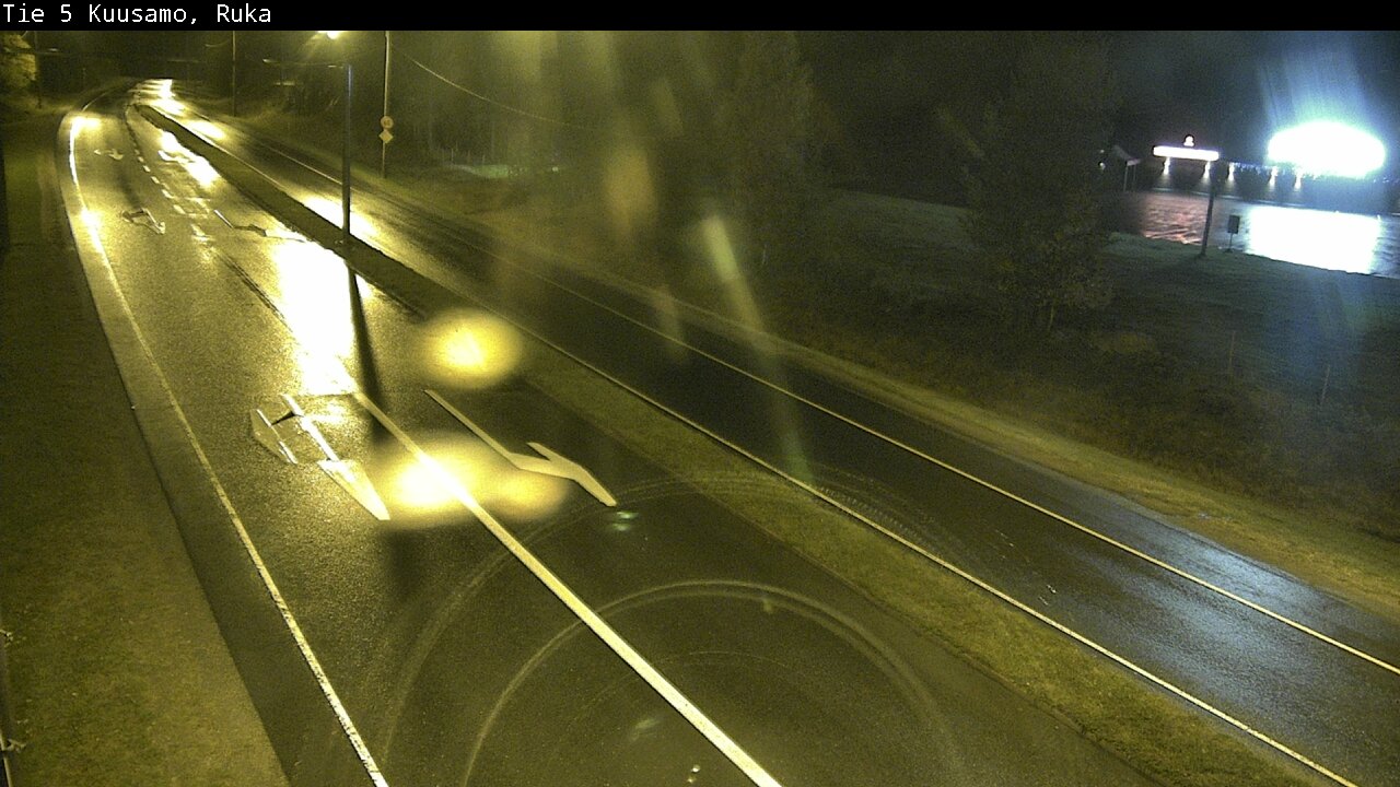 Weather Camera Image Väg 5 Kuusamo, Ruka, Kuusamo, Pohjois-Pohjanmaa