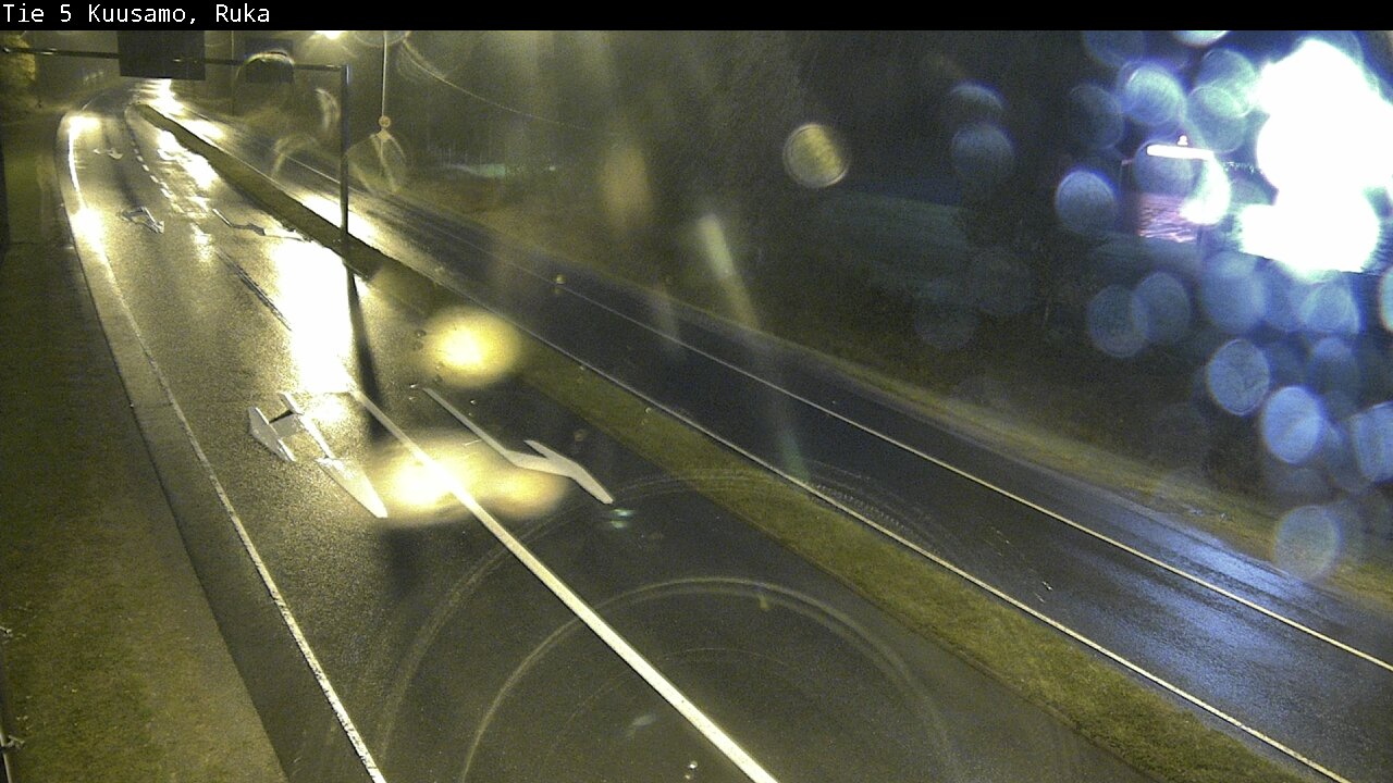 Weather Camera Image Väg 5 Kuusamo, Ruka, Kuusamo, Pohjois-Pohjanmaa