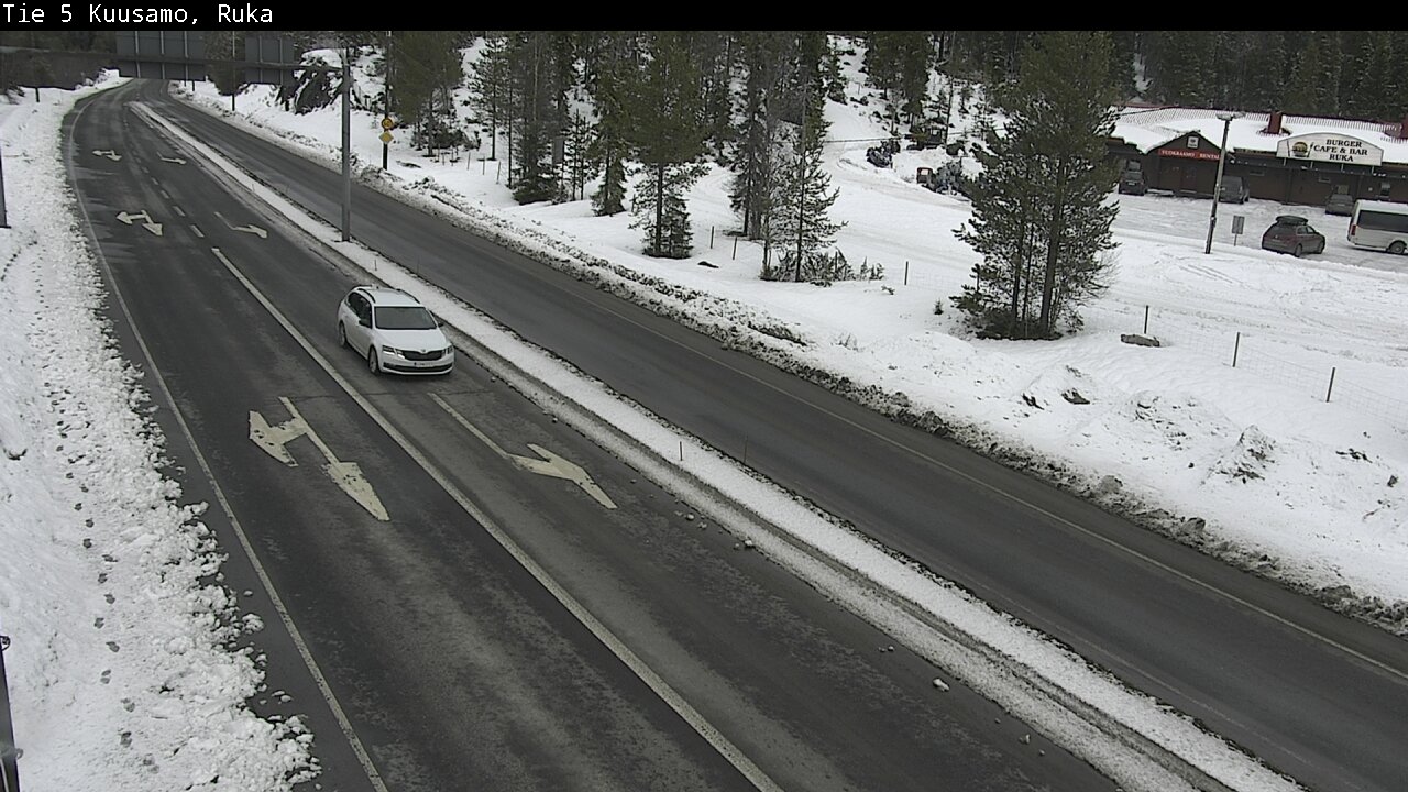 Weather Camera Image Road 5 Kuusamo, Ruka, Kuusamo, Pohjois-Pohjanmaa