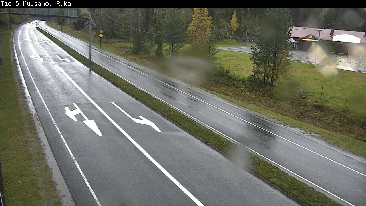 Weather Camera Image Väg 5 Kuusamo, Ruka, Kuusamo, Pohjois-Pohjanmaa
