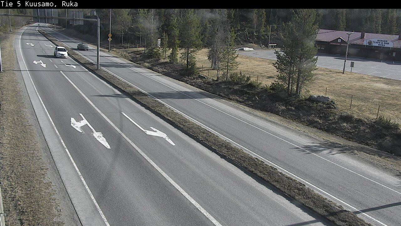Weather Camera Image Road 5 Kuusamo, Ruka, Kuusamo, Pohjois-Pohjanmaa