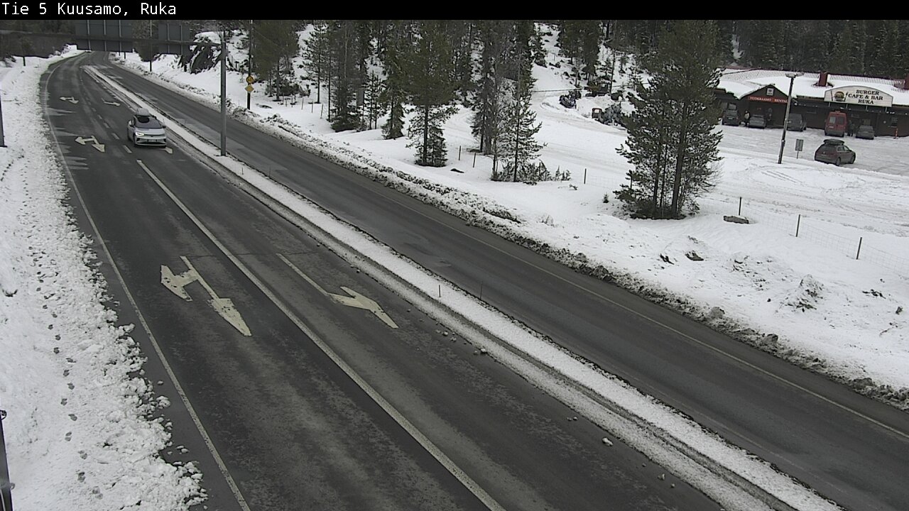 Weather Camera Image Road 5 Kuusamo, Ruka, Kuusamo, Pohjois-Pohjanmaa