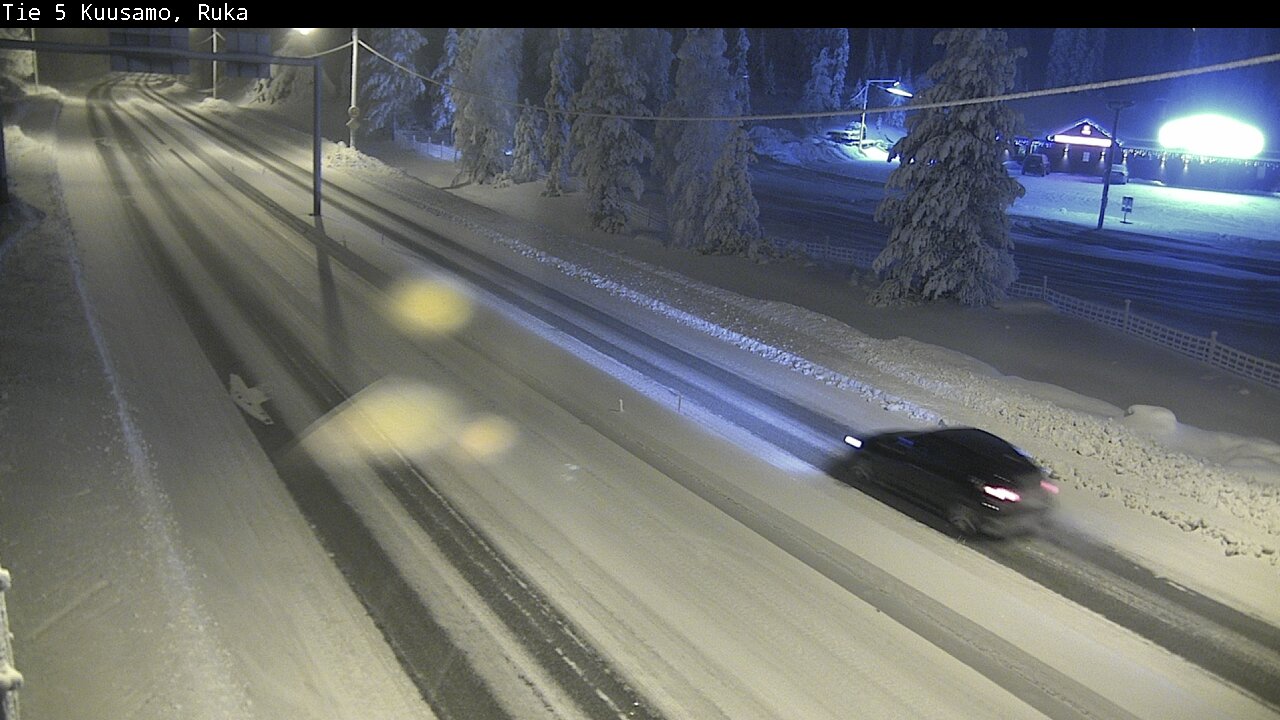 Weather Camera Image Road 5 Kuusamo, Ruka, Kuusamo, Pohjois-Pohjanmaa