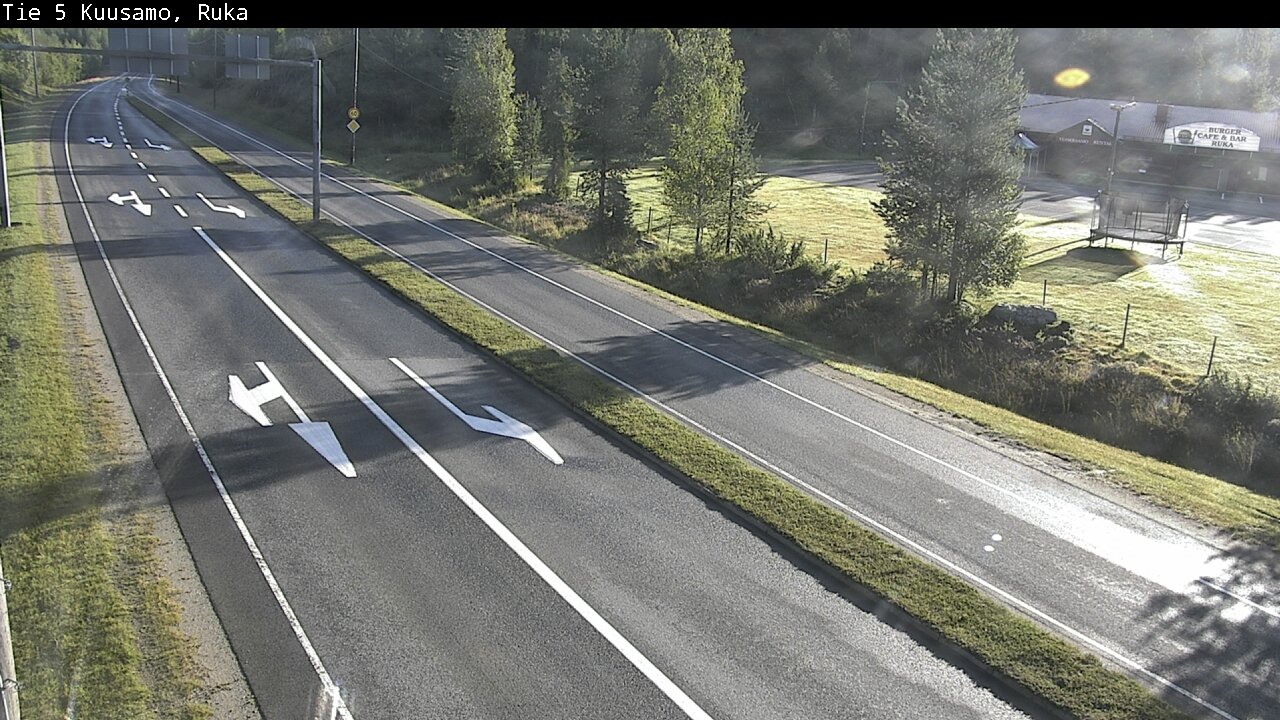 Weather Camera Image Road 5 Kuusamo, Ruka, Kuusamo, Pohjois-Pohjanmaa