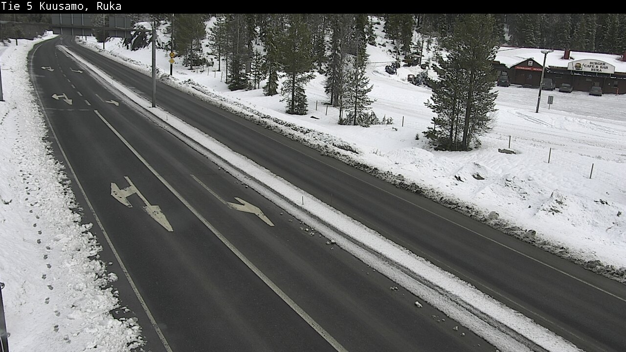 Weather Camera Image Road 5 Kuusamo, Ruka, Kuusamo, Pohjois-Pohjanmaa