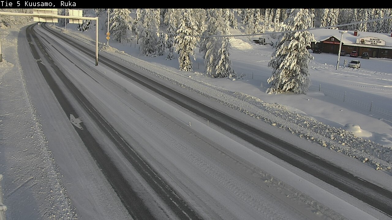 Weather Camera Image Road 5 Kuusamo, Ruka, Kuusamo, Pohjois-Pohjanmaa