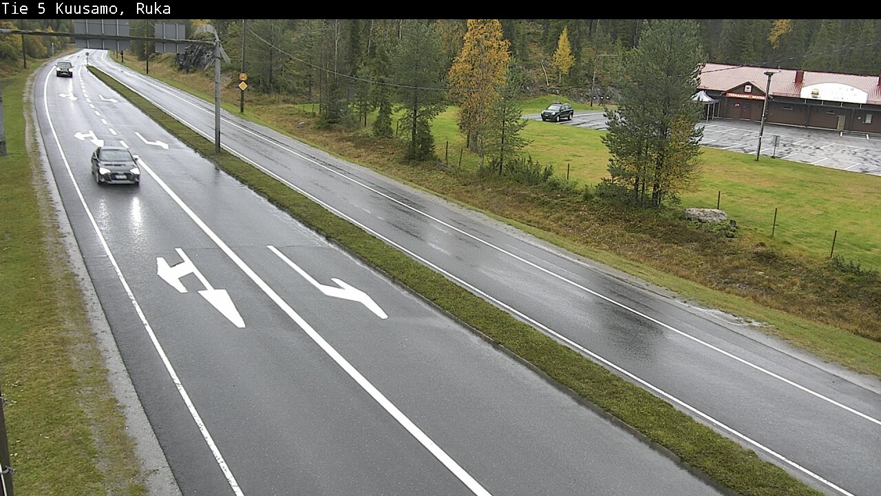 Weather Camera Image Väg 5 Kuusamo, Ruka, Kuusamo, Pohjois-Pohjanmaa