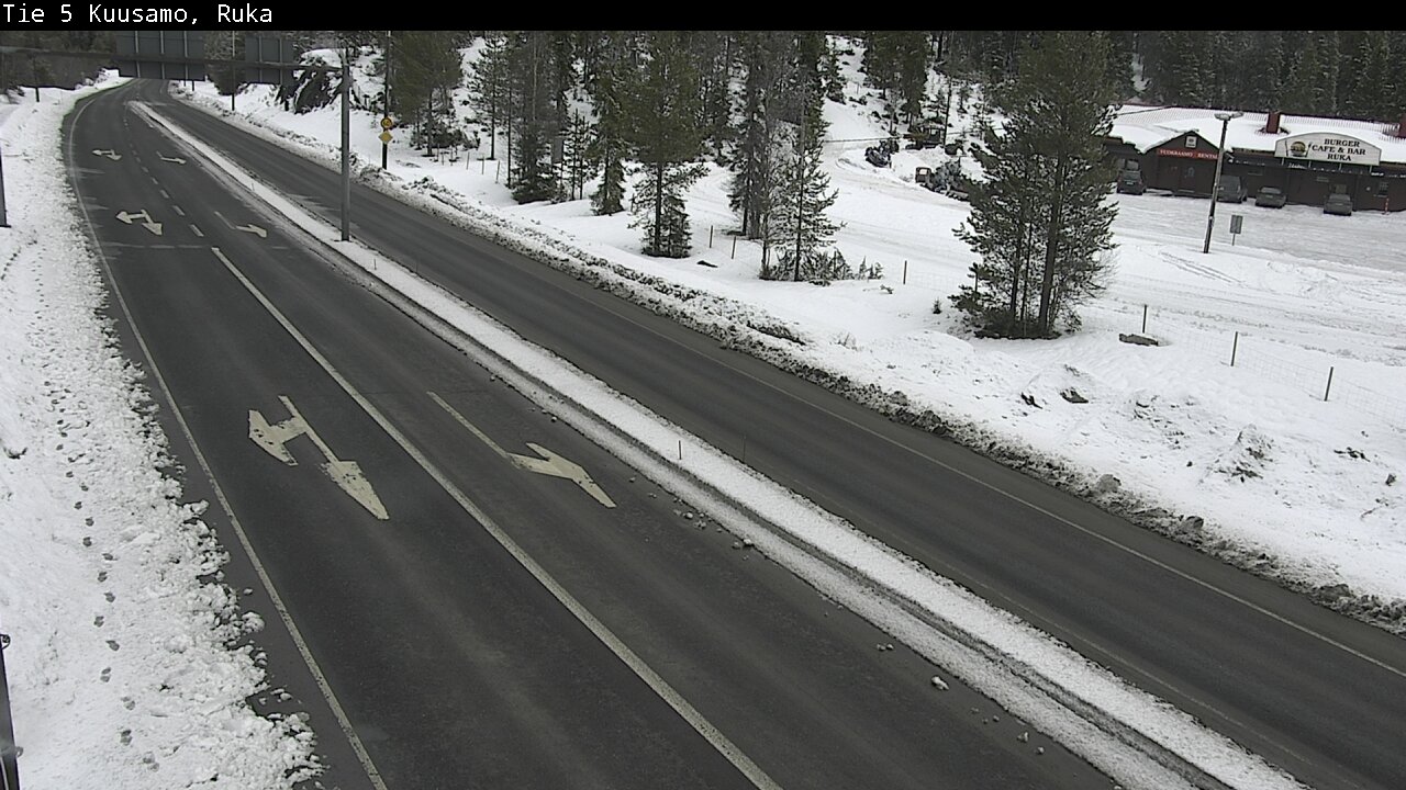 Weather Camera Image Road 5 Kuusamo, Ruka, Kuusamo, Pohjois-Pohjanmaa