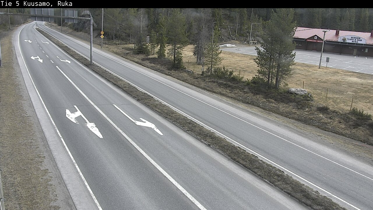 Weather Camera Image Road 5 Kuusamo, Ruka, Kuusamo, Pohjois-Pohjanmaa