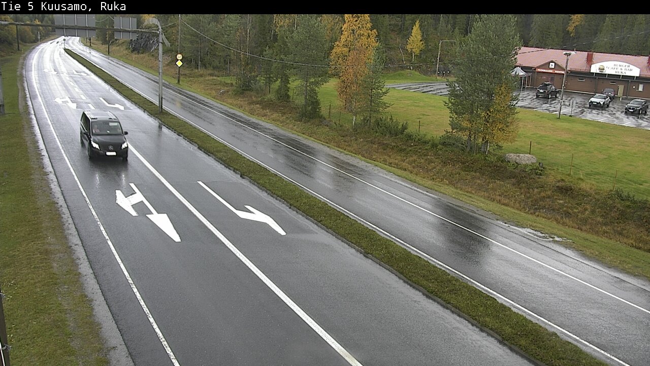 Weather Camera Image Väg 5 Kuusamo, Ruka, Kuusamo, Pohjois-Pohjanmaa