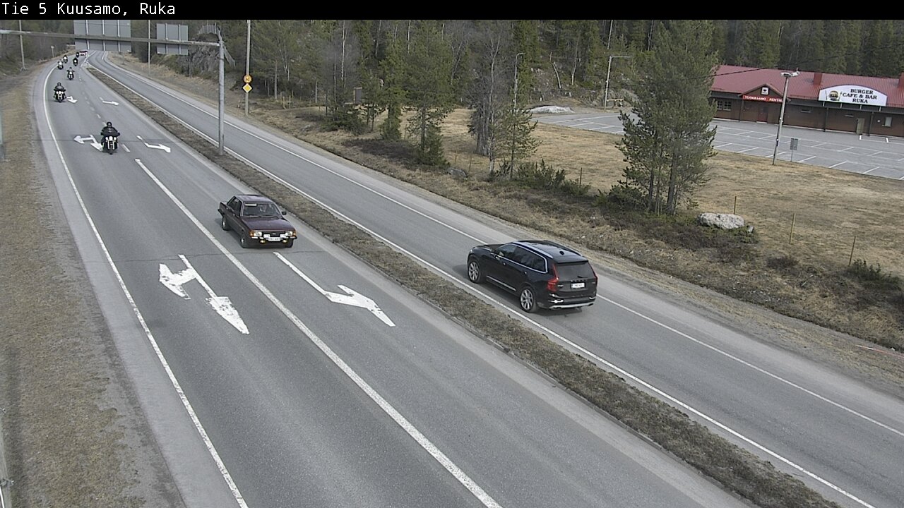 Weather Camera Image Väg 5 Kuusamo, Ruka, Kuusamo, Pohjois-Pohjanmaa