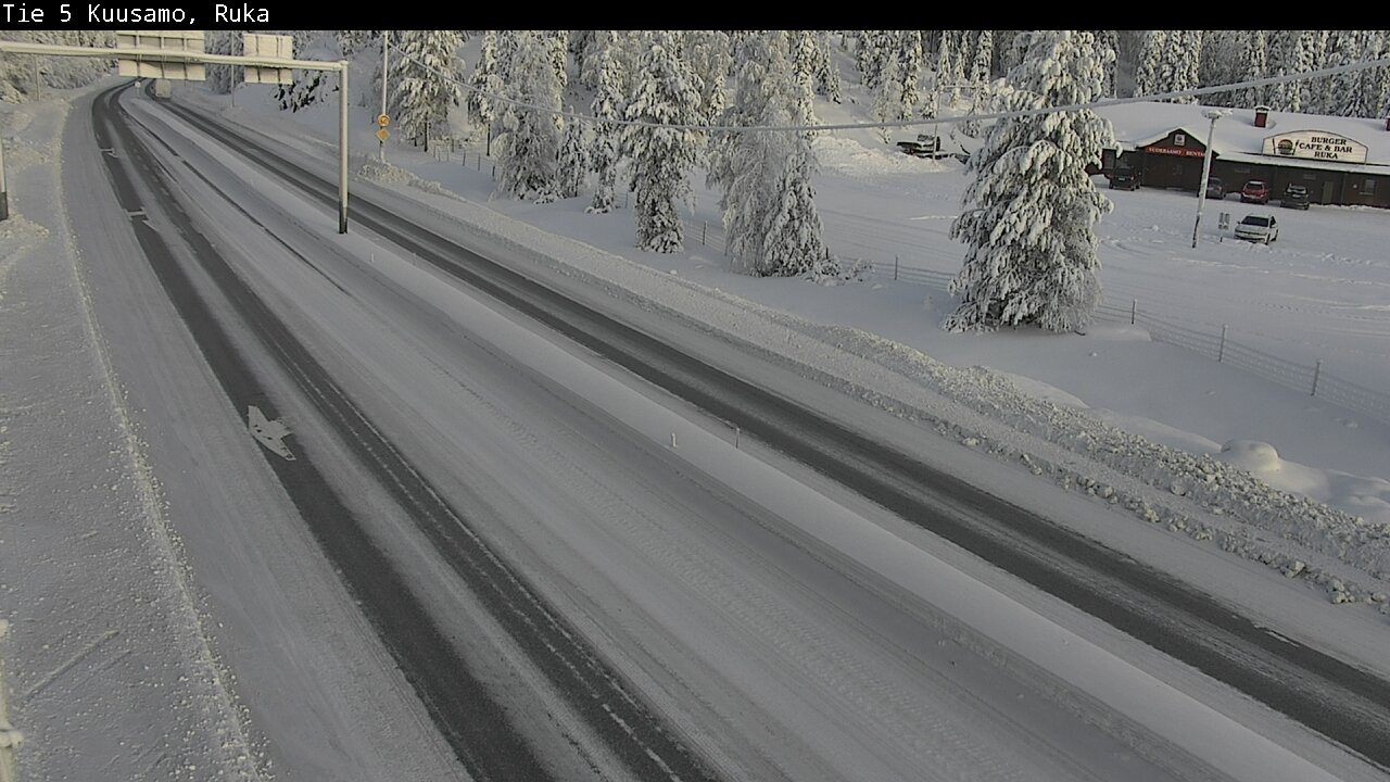 Weather Camera Image Road 5 Kuusamo, Ruka, Kuusamo, Pohjois-Pohjanmaa