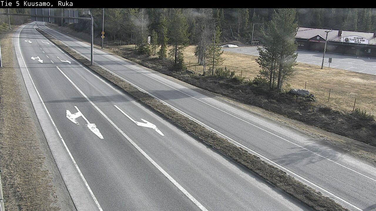 Weather Camera Image Road 5 Kuusamo, Ruka, Kuusamo, Pohjois-Pohjanmaa