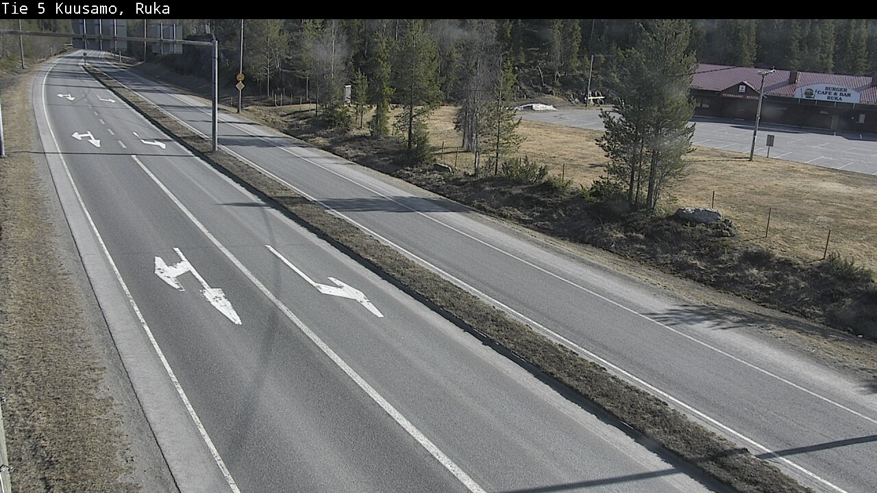 Weather Camera Image Road 5 Kuusamo, Ruka, Kuusamo, Pohjois-Pohjanmaa