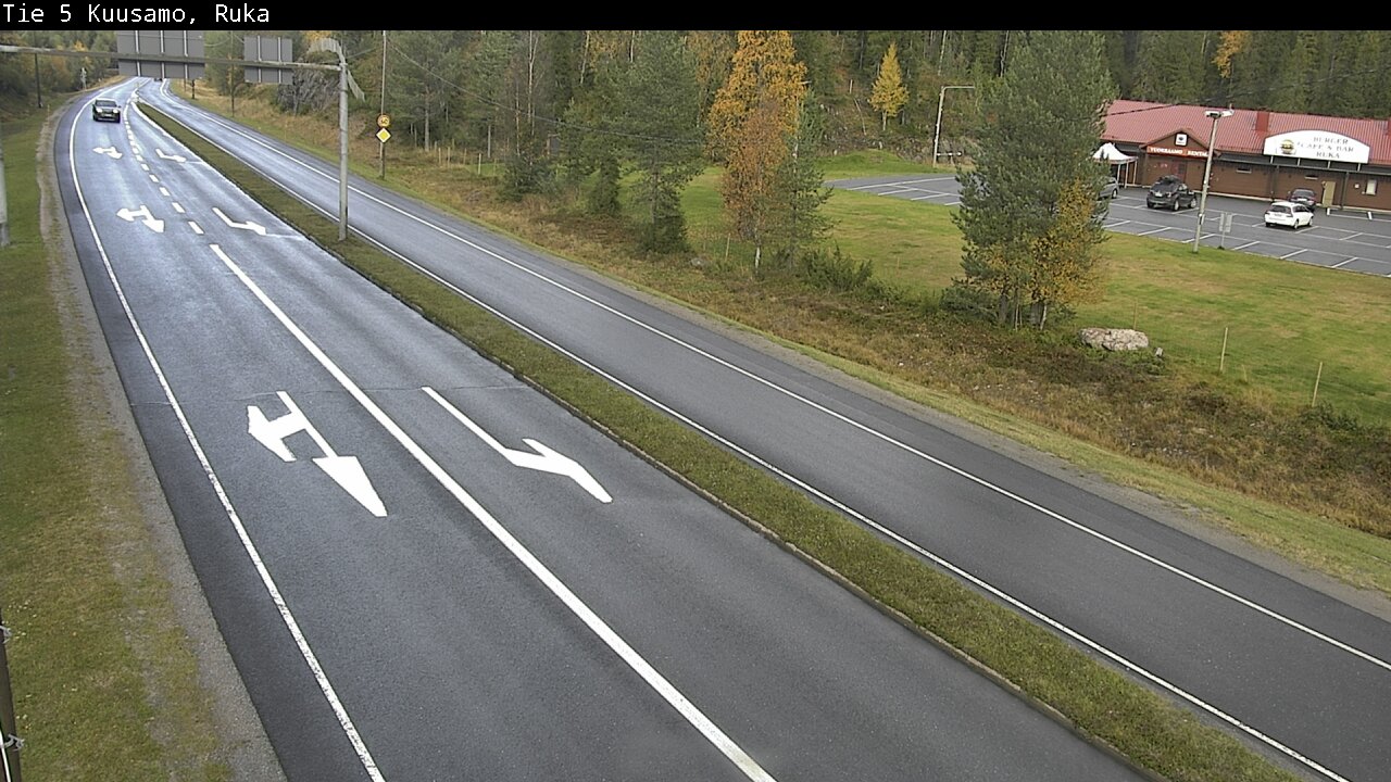 Weather Camera Image Väg 5 Kuusamo, Ruka, Kuusamo, Pohjois-Pohjanmaa
