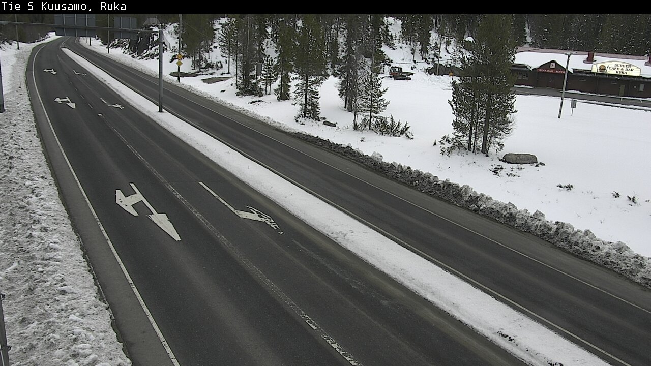Weather Camera Image Road 5 Kuusamo, Ruka, Kuusamo, Pohjois-Pohjanmaa