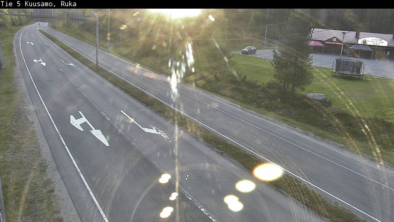 Weather Camera Image Road 5 Kuusamo, Ruka, Kuusamo, Pohjois-Pohjanmaa