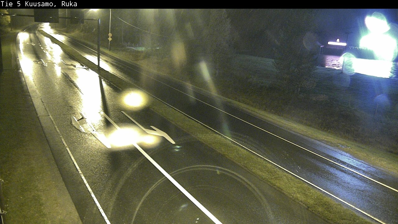 Weather Camera Image Väg 5 Kuusamo, Ruka, Kuusamo, Pohjois-Pohjanmaa