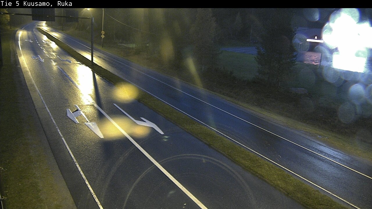 Weather Camera Image Väg 5 Kuusamo, Ruka, Kuusamo, Pohjois-Pohjanmaa