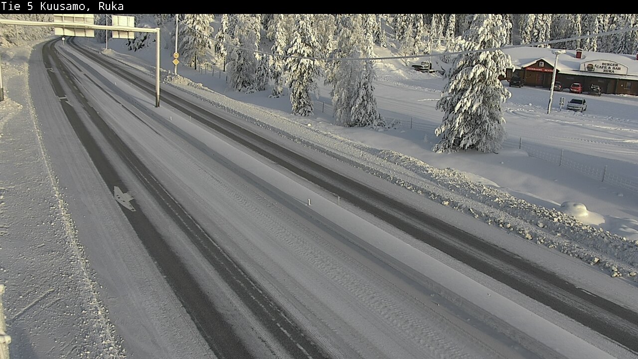 Weather Camera Image Road 5 Kuusamo, Ruka, Kuusamo, Pohjois-Pohjanmaa