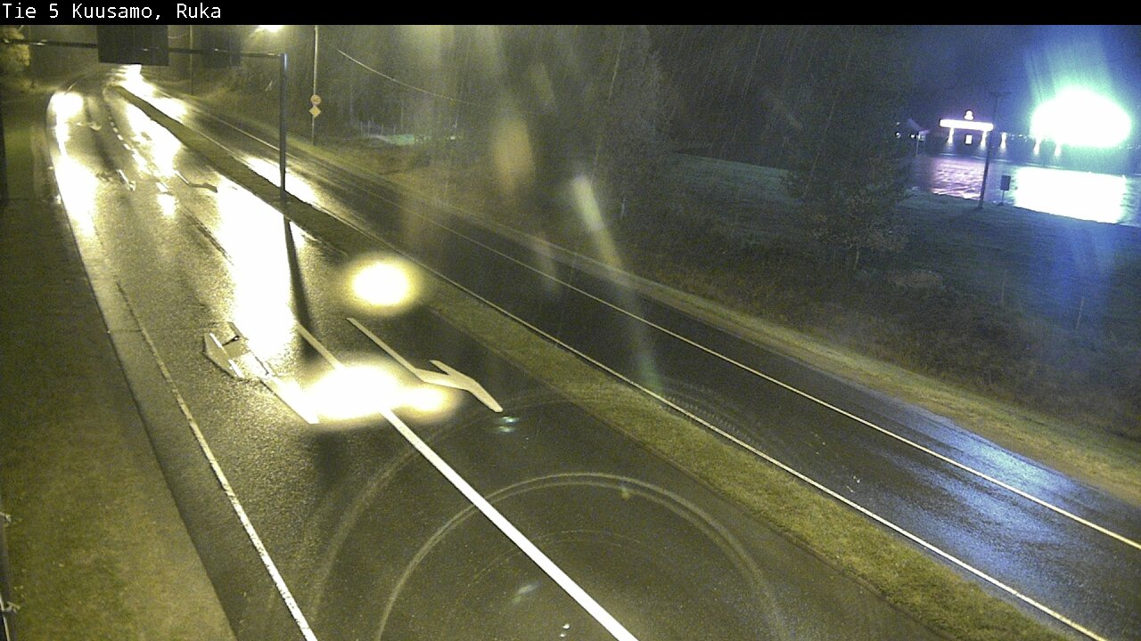 Weather Camera Image Väg 5 Kuusamo, Ruka, Kuusamo, Pohjois-Pohjanmaa