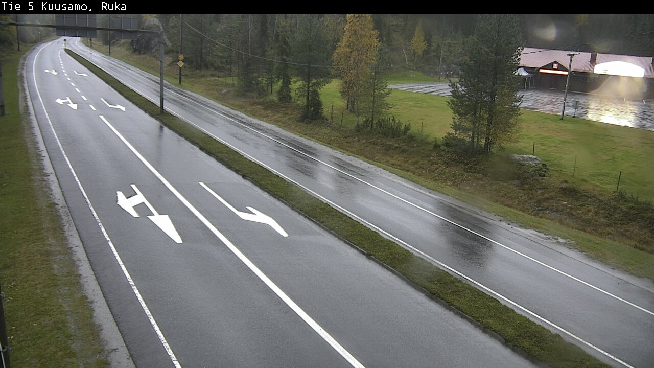 Weather Camera Image Väg 5 Kuusamo, Ruka, Kuusamo, Pohjois-Pohjanmaa