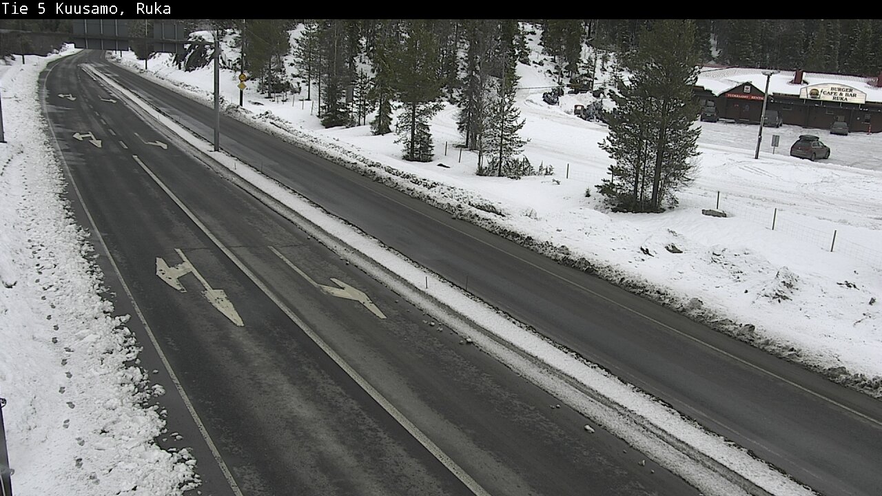 Weather Camera Image Road 5 Kuusamo, Ruka, Kuusamo, Pohjois-Pohjanmaa