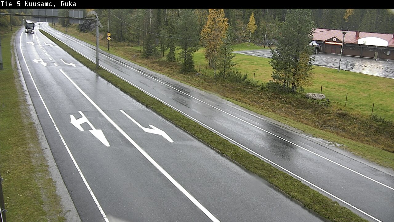 Weather Camera Image Väg 5 Kuusamo, Ruka, Kuusamo, Pohjois-Pohjanmaa